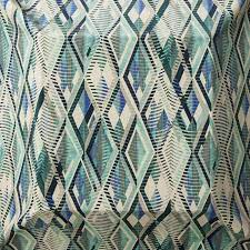 Kravet decowaves ultramarine blue asian geometric waves pillow cushion upholstery multipurpose drapery designer fabric by the yard 54wide. Upholstery Fabric Tuareg Velvet Equipo Drt Geometric Pattern Polyester Cotton