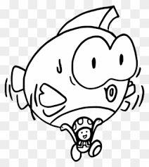 Here are four different coloring. Bnw Toad And Fish By Jamesmantheregenold On Clipart Mario And Luigi Coloring Pages Png Download 1436160 Pinclipart