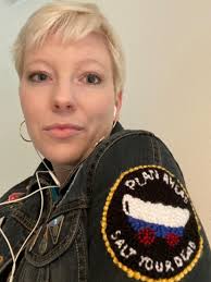 Check out this amazing Plan Ahead, Salt Your Dead patch created by Wine  Coven member McKenzie! This #fanart is definitely giving us some 1960s  vibes. 🍷🔪 😍 #ItWasTheSixites #Embrodery #FanArtFriday