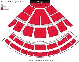 Saratoga Performing Arts Seating Chart Best Picture Of