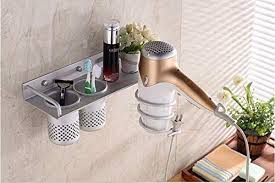 Lmeison Hair Blow Trockner Halter Wandhalterung Haartrockner Einhangegestell Veranstalter Badezimmer Storage Rack Aluminiu Fonhalter Wandhalterung Halte Durch