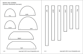 amazon jungle or rainforest animals free printable templates coloring pages firstpalette com