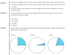 Central angle of a circle. Problem 1 1 Find The Arc Length Of An Arc With A Chegg Com