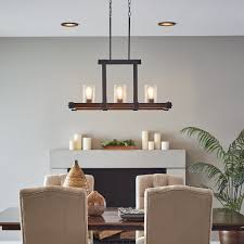 Barrington 3 Light Kitchen Island Light Distressed Black Kichler Lighting