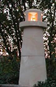 Garten Leuchtturm Naturstein Sandstein Ischi 80 Cm Kaufen Bei Ambient Ischi E K