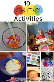 10 Colour Mixing Activities Mix It Up Review Sugar Spice And Glitter Kindergarten Colors Preschool Colors Art Activities For Kids