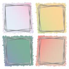 Abstract Silver Frame Vector Set Shape Frame Line Png And Vector With Transparent Background For Free Download Silver Frame Photo Frame Design Hand Painted Frames