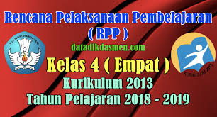 1/8 x 35 menit kompetensi inti (ki) 1. Rpp Kelas 4 Sd Mi Kurikulum 2013 Tahun Pelajaran 2018 2019 Datadikdasmen