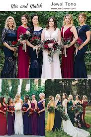 Mix And Match Bridesmaid Dresses Done Right 7 Ways To Rock The Trend Mix Match Bridesmaids Dresses Winter Bridesmaid Dresses Mixed Bridesmaid Dresses