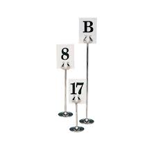 Steel Table Number Holders Table Number Holders Steel Table Restaurant Table Numbers