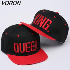 Voron King Queen Http Hatcarnival Com Products Voron King Queen Embroidery Black White Red Gray Snapback Men Wome Snapback Hats Grey Snapback Queen Hat