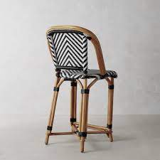 You'll find a wide array of designs, from elegant kitchen counter stools inspired by french neoclassical styles to simple round swivel barstools. Parisian Bistro Woven Counter Bar Stool Williams Sonoma