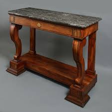 An Early 19th Century Charles X Period Mahogany Console Table Timothy Langston Neoclassical Furniture Console Table Mahogany