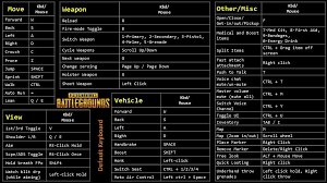 I Made A Chart With Default Keyboard Settings For Pubg