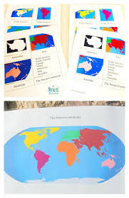 Download, print & watch your kids learn today! The 7 Continents Of The World Activities Free Printable 3 Part Cards The Natural Homeschool