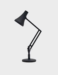 anglepoise 90 mini mini desk lamp in carbon black desk lamp anglepoise mini desk