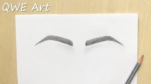 How to draw eye & eyebrow step by step (very easy) || art video click subscribe to watching more videos. How To Draw Eyebrows Eyebrow Drawing Draw Realistic Eyebrows For Beginners Youtube