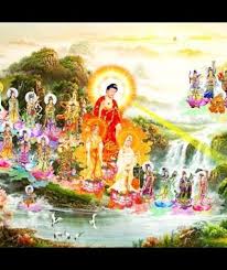 Phật A Di Đà thuyết pháp và thọ ký Bồ tát sẽ thành Phật - Phật A Di Đà  thuyết pháp và thọ ký Bồ tát sẽ thành Phật
