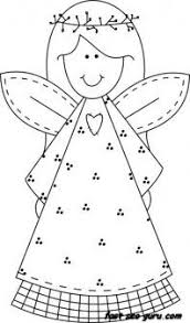 Print Out Christmas Smile Face Angel Coloring Pages Printable Coloring Pages For Kids Angel Coloring Pages Christmas Embroidery Christmas Coloring Pages