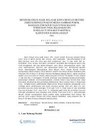 Kamu bisa membuatnya lebih general atau lebih spesifik. Contoh Karil Ut Pgsd Karya Ilmiah Ipa St