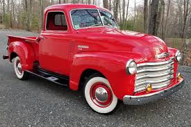 Image result for Red 1950 Truck