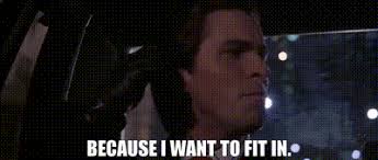 YARN | Because I want to fit in. | American Psycho (2000 ...