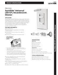 S'assurer que les brins soient bien droits. Leviton 6674 P0t Spec Sheet Manualzz