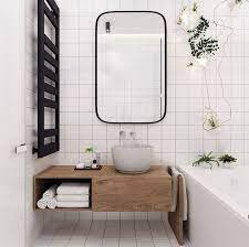 The appearance of the bathroom space must not only be aesthetically perfect but also functional. 45 Stuning Scandinavian Bathroom Ideas You Will Totally Love Scandinavian Bathroom Bathroom Vanity Designs Minimalist Bathroom