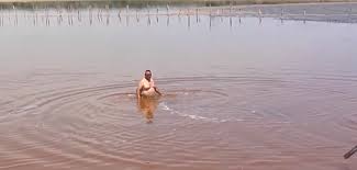 Vand hale metalice cu montaj. Lacul SÄrat Din BrÄila A Devenit Portocaliu Video