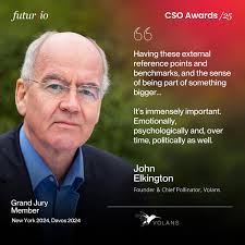 A few words from John Elkington, a visionary in sustainable capitalism,  remind us of the power of connection and the importance of shared purpose.  As Grand Jury member of our CSO Awards /
