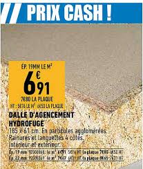 La dalle de plafond est la solution la plus rapide et la moins coûteuse pour reprendre un plafond et lui donner un nouveau. Panneau Agglomere Hydrofuge 19 Mm Bricomarche