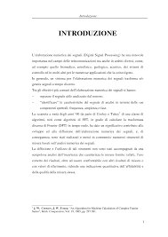 Stima Dei Parametri Dei Segnali Nel Dominio Della Frequenza In Presenza Di Interferenza Armonica Tesi Di Laurea Tesionline