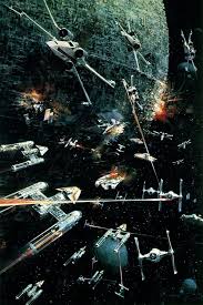 Minimalism, space, star wars, darth vader, neon. Star Wars Space Battle Iphone 600x901 Wallpaper Teahub Io