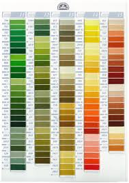 Remember that the colors you will see depend greatly on the quality and calibration of your. Dmc Stranded Cotton Embroidery Thread Colour Chart