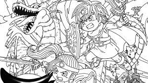 Pokemon has brought us many strange and unusual characters that kids love to color. Square Enix Shares Dragon Quest Coloring Sheets Nintendosoup