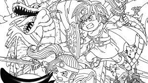 Coloring pages pokemon coloring pages pokemon coloring pages pikachu photo ideas 20. Square Enix Shares Dragon Quest Coloring Sheets Nintendosoup