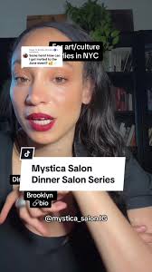 Replying to @Natalie Morales 🧿 cofounder: @Sade Jackson and her podcast is  Alchemy Room. #nyc #nycevents #junenyc #brooklynevents #dinnerseries  #creativity Community events In brooklyn #how to make ...