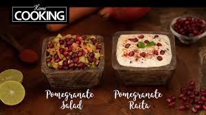 Healthy pomegranate recipes to make this season. Pomegranate Salad Pomegranate Raita Healthy Recipes Salad Recipes Youtube