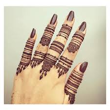 Sarah Zia On Instagram Most Popular Henna Fingers Indian Henna Designs Henna Designs Hand Henna Designs Easy
