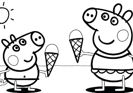 The conversation in the film is simple, easy to digest and followed by children. Peppa Pig Coloring Pages Free Coloring And Drawing