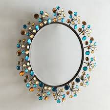Shop wayfair for all the best peacock wall art. Designed To Dazzle Our Eye Catching Tempered Mirror Is A Brilliant Statement Mirror Round Mirrors Colorful Decor