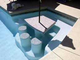 Eat In The Pool With This Sunken Booth Style Dining Table Then Keep Swimming For More Summer Fun Diy Swimming Pool Small Pools Backyard Pool