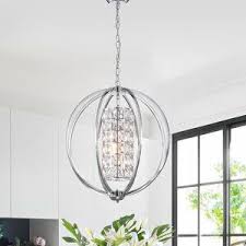Stcyr Orb Cage 3 Light Unique Statement Globe Chandelier In 2020 Globe Chandelier Chandelier Crystal Pendant Lighting