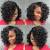 Middle Part Curly Quick Weave Bob