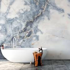 Finding a watercolor rose floral drapes that complemented the blush towels and the paint color felt like a big win. Marble Bathroom Ideas To Create A Luxurious Scheme Ideal Home