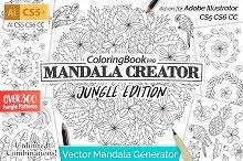 Download Coloring Book Mandala Creator Unique Illustrator Add Ons Creative Market