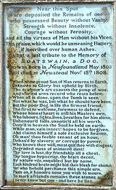 Realistic characters and situations, vivid settings, tense and emotional scenes that grab the reader, and a smooth narrative style. Epitaph To A Dog Wikipedia
