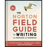 Expertly curated help for norton field guide to writing, with readings and handbook. Norton Field Guide To Writ With Readings And Handbook 3rd Edition 9780393919592 Textbooks Com
