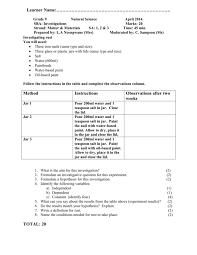 grade 9 natural science practical 2 2014