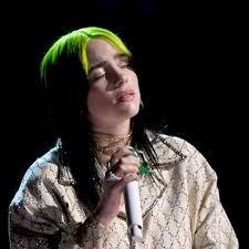 Billie eilish, music, simple background, dark hair, tongue out. Pin By Anto On Billieeilish Billie Eilish Billie Famous Stars